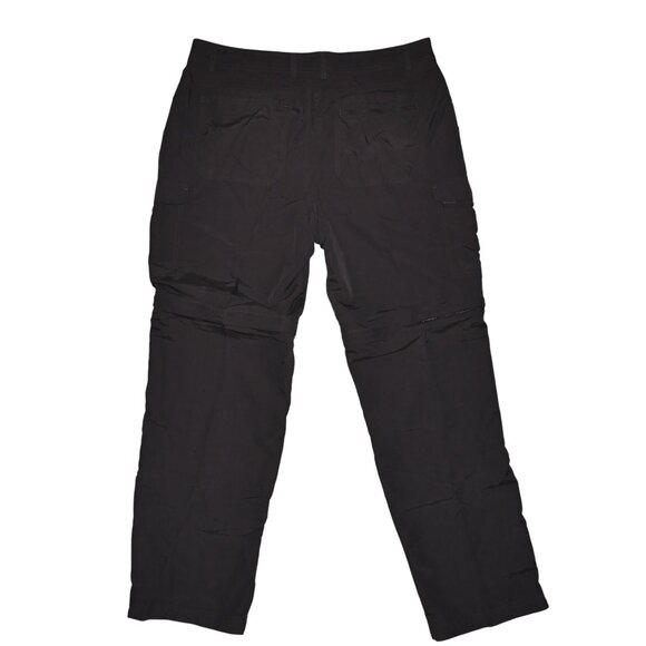 Cabelas Mens Convertible 2 in 1 Zip Off Pants Size 36x32 Brown Packable Hiking - Picture 2 of 10